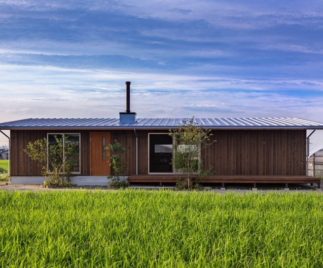 Modern Classic home clad in yakisugi charred cedar cladding