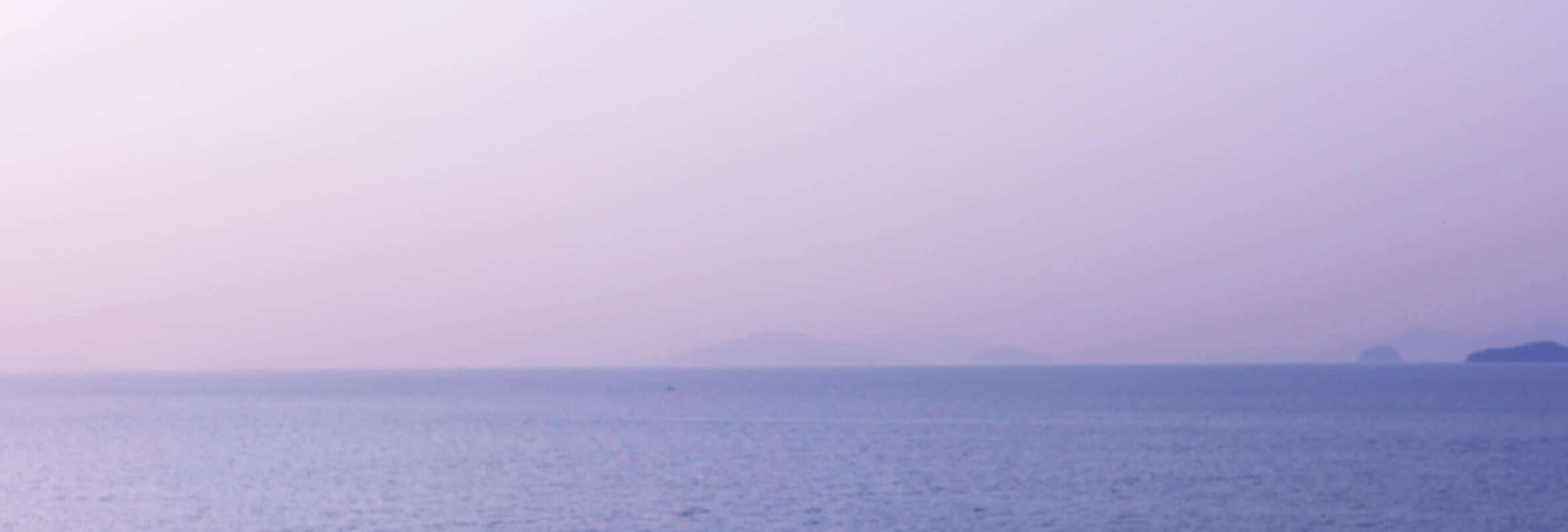 Japanese Sea Horizon Calm sea horizon in Japan.