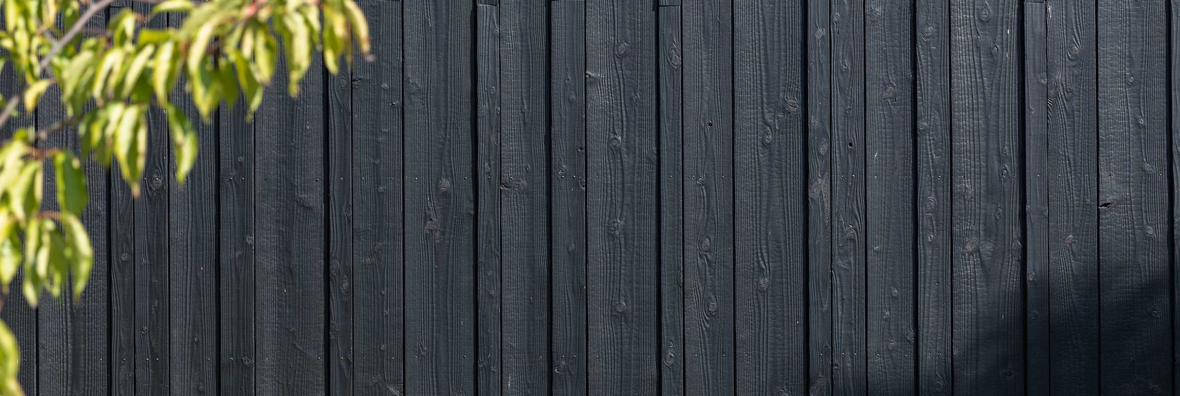 Japanese Yakisugi charred cedar cladding boards displayed as product samples by Studio Tsukuru.