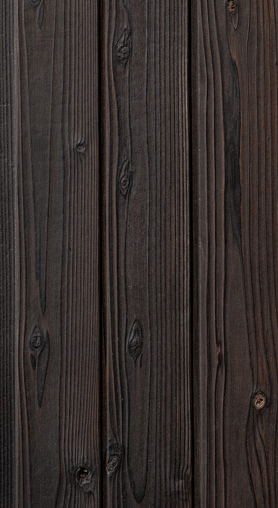 Benii Clear yakisugi light-brushed charred Japanese cedar cladding