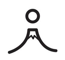 Icon representing Yakisugi a.k.a Shousugiban timber made in Japan.