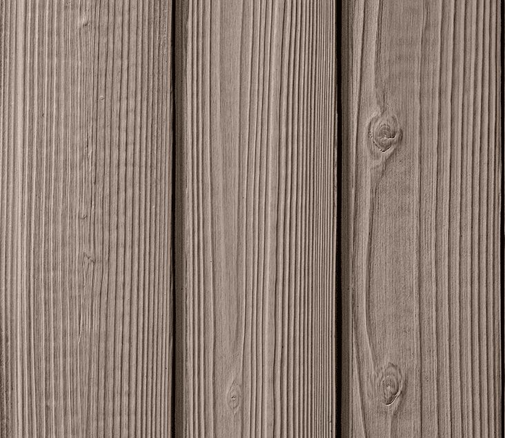 Sumii Mocha Yakisugi a.k.a Shousugiban Japanese cedar cladding with soft mocha brown tone and natural wood grain.