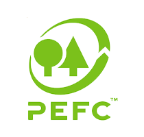 PEFC certification logo for sustainably sourced timber