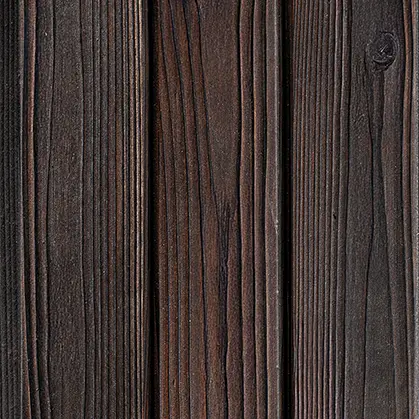 Benii Natural Yakisugi a.k.a Shou Sugi Ban Japanese cedar cladding showing natural wood grain with subtle charred finish.